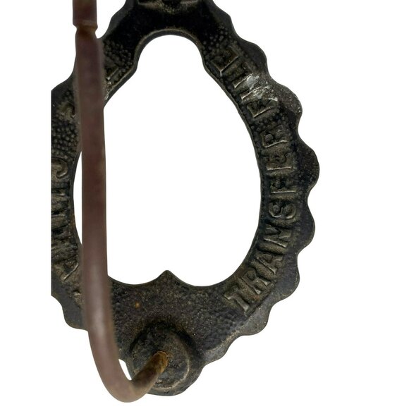 Antique Climax Transfer File Cast Iron Hook Receipt Bill Holder Rustic Farmhouse - Picture 4 of 8